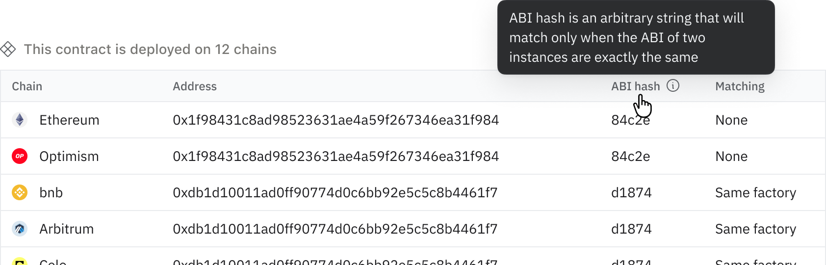 Query builder interface